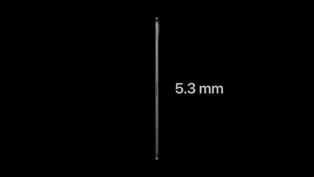 Los nuevos iPad Pro son increíblemente delgados. (Apple Event)