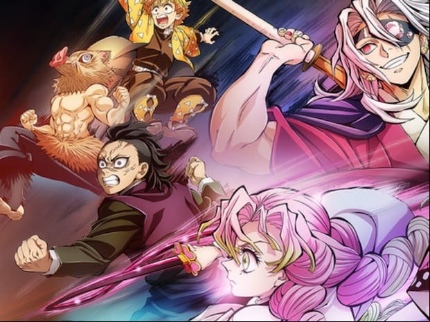 Parte de los personajes que aparecerán en la temporada 4 del anime de “Kimetsu no Yaiba” (Foto: Ufotable)