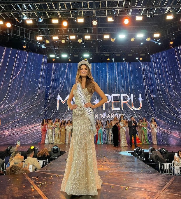 Tatiana Calmell tras ser coronada Miss Perú 2024 (Foto: Miss Perú / Instagram)