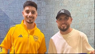 Rodrigo Ureña visitó la concentración de Boca Juniors e intercambió camisetas con refuerzo ‘xeneize’