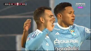 ¡Apareció el ‘killer’! Gol de Martín Cauteruccio para el 1-0 de Sporting Cristal vs. Cienciano