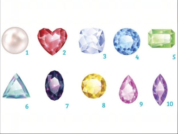 TEST VISUAL | Esta imagen te muestra varias piedras preciosas. Tienes que escoger una. (Foto: namastest.net)