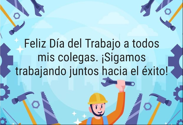 FRASES | Estas frases te ayudarán a felicitar a tus compañeros y colegas en el Día del Trabajo. (freevector)