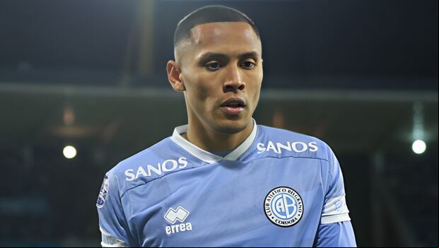 Bryan Reyna lleva cuatro goles y cuatro asistencias con Belgrano en la temporada 2024. (Foto: Belgrano)