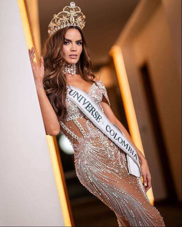 Daniela Toloza tras ser coronada Miss Colombia 2024 (Foto: @galomalavasi / Instagram)
