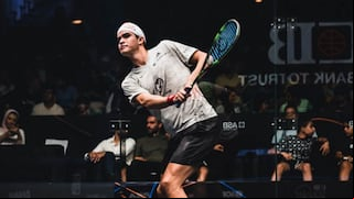 ¡Luchó hasta el final! Diego Elías cayó ante Ali Farag y quedó subcampeón del París Squash 2023