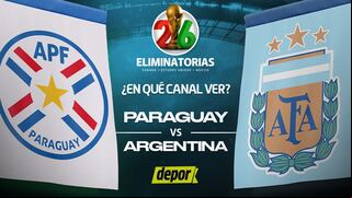 En qué canal de TV ver Paraguay vs Argentina por las Eliminatorias