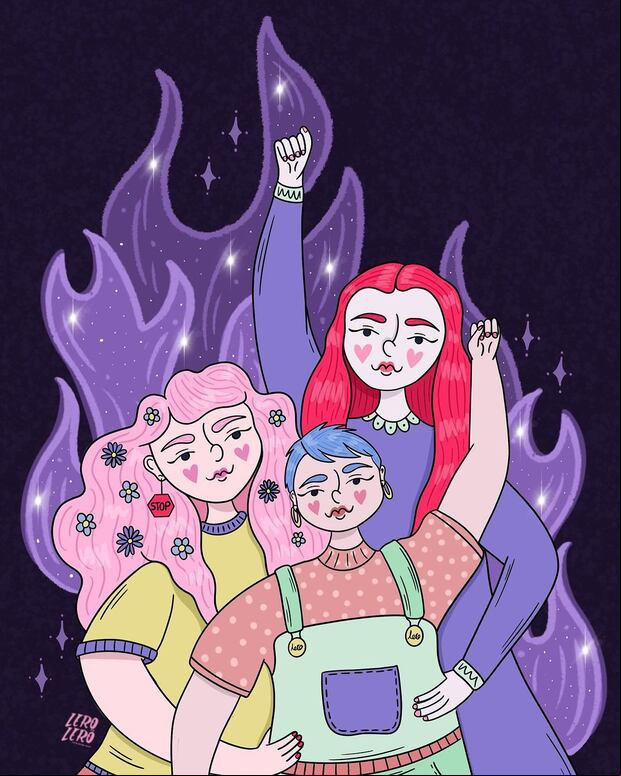 Estas son las ilustraciones más originales y bonitas para enviar por el Día de la Mujer. (Instagram|@lerolero.artdesignstore)