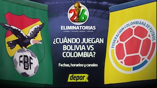 ¿Cuándo juegan Bolivia vs. Colombia por la jornada 9 de Eliminatorias 2026?