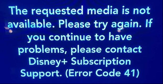El error de Disney Plus que sale al intentar ver "The Mandalorian" (Foto: Twitter)