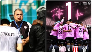 Mario ‘Ropero’ Flores, DT de Pacífico FC SMP: “Han llamado a mis jugadores para intentar coimearlos”