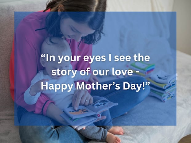 "In your eyes I see the story of our love - Happy Mother's Day!" | Imagen de ParentiPacek en Pixabay / Depor Composition