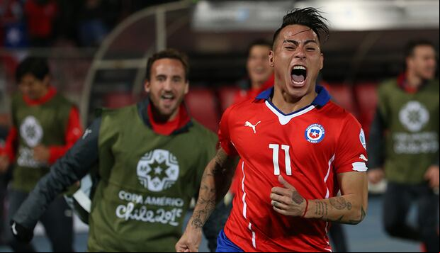 Eduardo Vargas es el segundo máximo goleador de Chile con 40 tantos. (Foto: AFP/EFE/Getty Images)