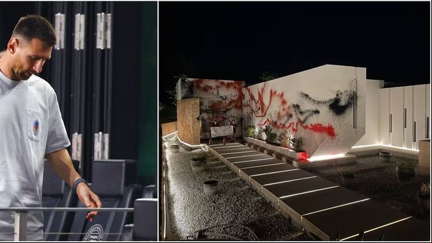 Así quedó la casa de Lionel Messi tras ataque de Futuro Vegetal.
