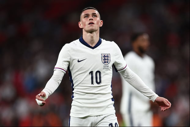 Phil Foden es una de las figuras de Inglaterra. (Foto: AFP)