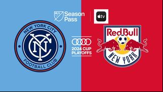 MLS Season on Apple TV - How to watch NYC FC vs. New York RB matchup for the 2024 MLS Cup Playoffs