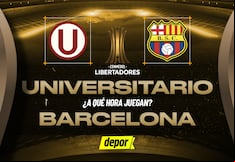 Horarios confirmados: Universitario vs. Barcelona SC desde el Monumental