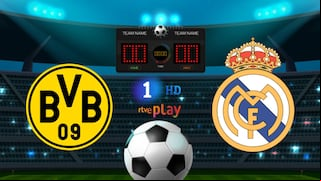 RTVE Play televisó el partido Real Madrid 2-0 Borussia Dortmund (01/06/2024)