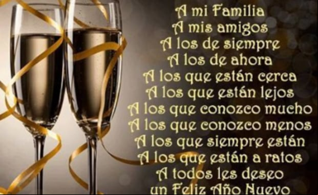 Imágenes para dedicar a tus seres queridos en Año Nuevo 2025. (Foto: Pinterest).