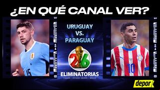 Uruguay vs. Paraguay: en qué canal ver de TV por las Eliminatorias 2026
