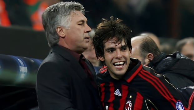 Carlo Ancelotti y Kaká ganaron juntos la Champions League 2006-07. (Foto: Getty Images)