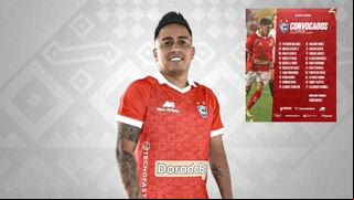 ¿Listo para el debut? Christian Cueva fue convocado para el partido de Cienciano vs. UTC