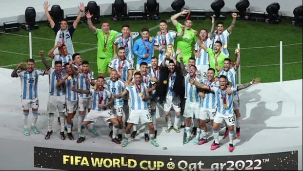 Argentina se proclamó campeona del mundo en el 2022. (Foto: Reuters)