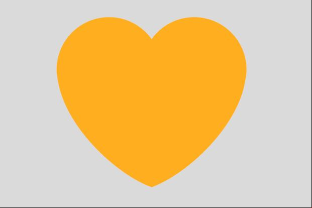 ¿Quieres saber qué significa el corazón naranja y en qué se diferencia de los demás que existen en WhatsApp? (Foto: Emojipedia)