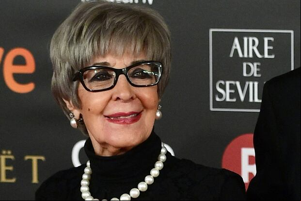 Concha Velasco en la 32.ª edición de los Premios Goya en 2018. (Foto: Pierre-Philippe Marcou / AFP)