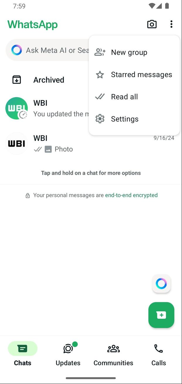 Nueva función de WhatsApp (WABetaInfo)