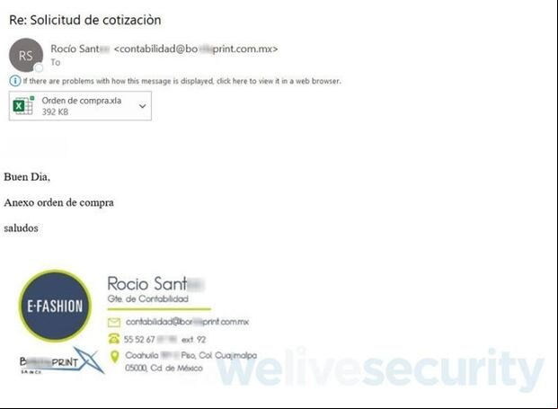 Ejemplos de engaños online (ESET)