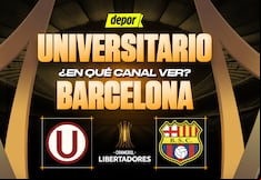 Canales para ver Universitario vs. Barcelona SC en tu TV