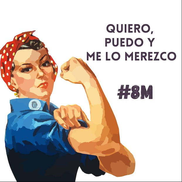 "Quiero, puedo y me lo merezco", una frase que puede ser utilizada para conmemorar a las mujeres luchadoras este 8M. (Foto: Composición Clker-Free-Vector-Images / Pixabay / Gestión Mix)