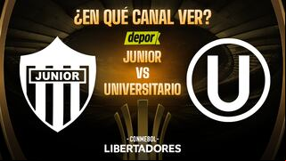 En qué canal TV ver Junior vs. Universitario y dónde transmitieron por Copa Libertadores