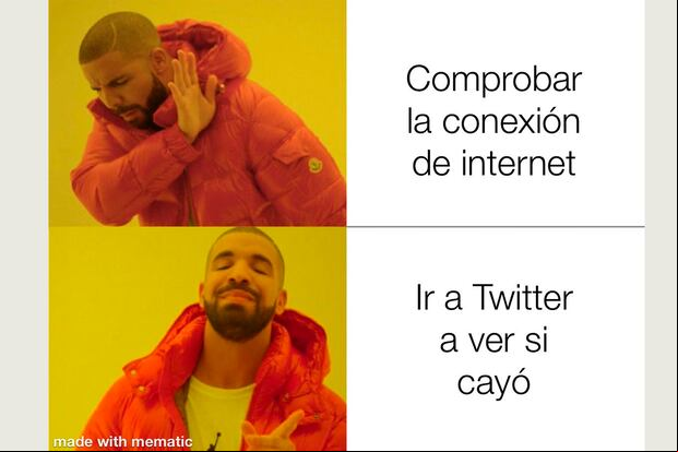 WHATSAPP | Algunos pensaron que se quedaron sin datos durante la caída. (Foto: Memegenerator)