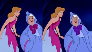 Encuentra en 10 segundos las 5 diferencias en la imagen de “La Cenicienta”