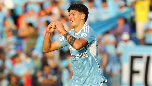 Diego Otoya marcó el 4-0 en la goleada de Sporting Cristal. (Foto: Jesús Saucedo / Depor)