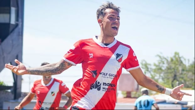 Santiago González marcó 13 goles en 92 partidos durante su paso por Deportivo Maipú. (Foto: Deportivo Maipú)