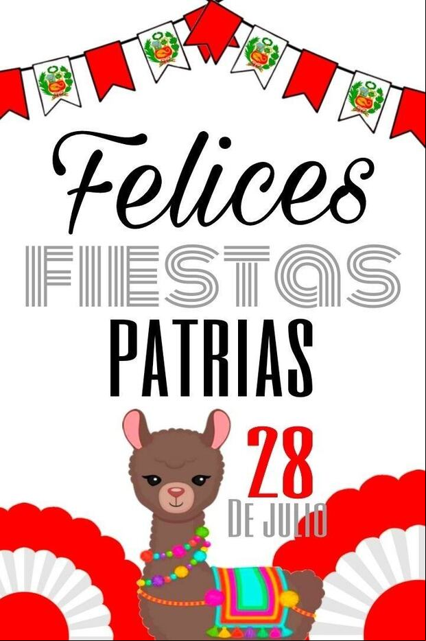 Imágenes para compartir por Fiestas Patrias (Foto: Internet)
