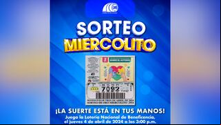 Lotería Nacional de Panamá del jueves 4 de abril: resultados del Sorteo Miercolito