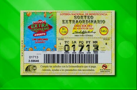 Lotería Nacional de Panamá del domingo 18 de agosto: ver números ganadores y resultados