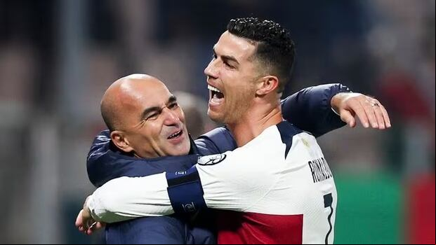 Cristiano Ronaldo recuperó la confianza en Portugal de la mano de Roberto Martínez. (Foto: AFP)