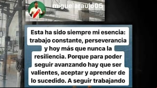 ¡Mea Culpa! Esto fue lo que dijo Miguel Araujo tras su expulsión