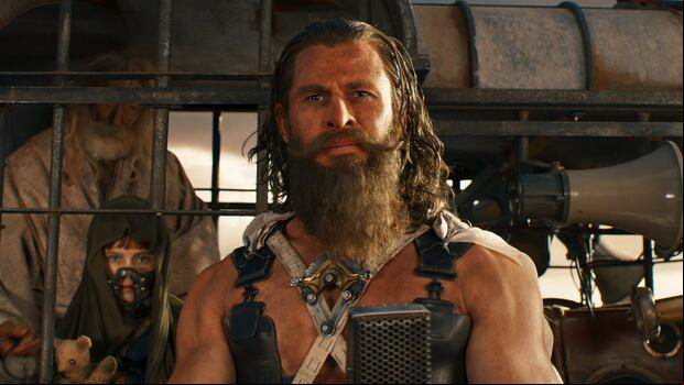 Chris Hemsworth interpreta al villano Dementus en la película "Furiosa: A Mad Max Saga" (Foto: Warner Bros.)