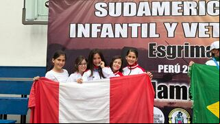 Perú obtuvo el primer lugar del medallero en el Campeonato Infantil y Veterano de Esgrima