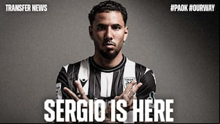 Con el dorsal 4: Paok de Grecia oficializa la llegada de Sergio Peña