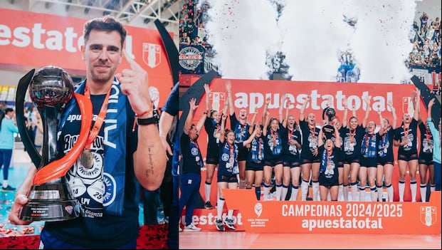 Facundo Morando llegó en abril de este año para revertir el mal momento por el que pasaba el cuadro blanquiazul. (Fotos: @AlianzaLimaVB)