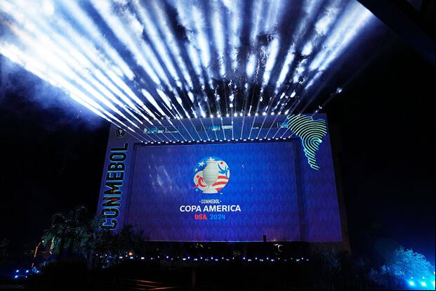 Logo de la Copa América 2024 (Fuente: Associated Press / Alamy Stock Photo)