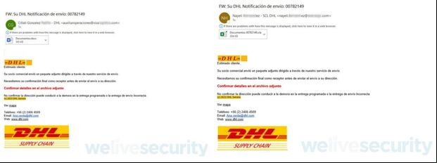 Ejemplos de engaños online (ESET)