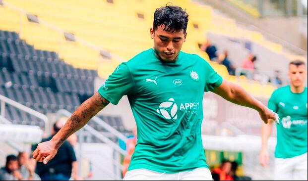 Kluiverth Aguilar registra 15 partidos con Lommel SK en la temporada 23-24. (Foto: DSPorts)